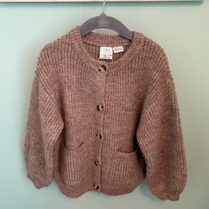 Zara Knit Ribbed Cardigan